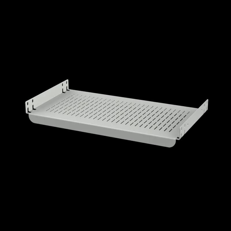 ProLine G2 Rack-Mount Fixed Shelf, 19-inch, fits 400D, Light Gray, Steel