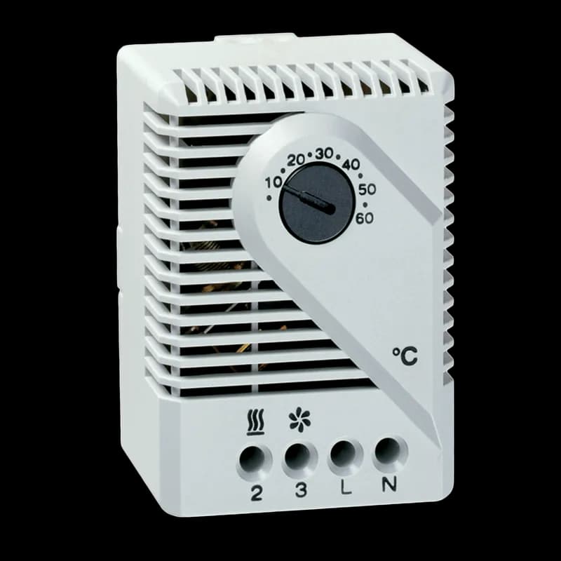Thermostat Controller, 2.64x1.97x1.50, 230V Celcius, Lt Gray, Plastic