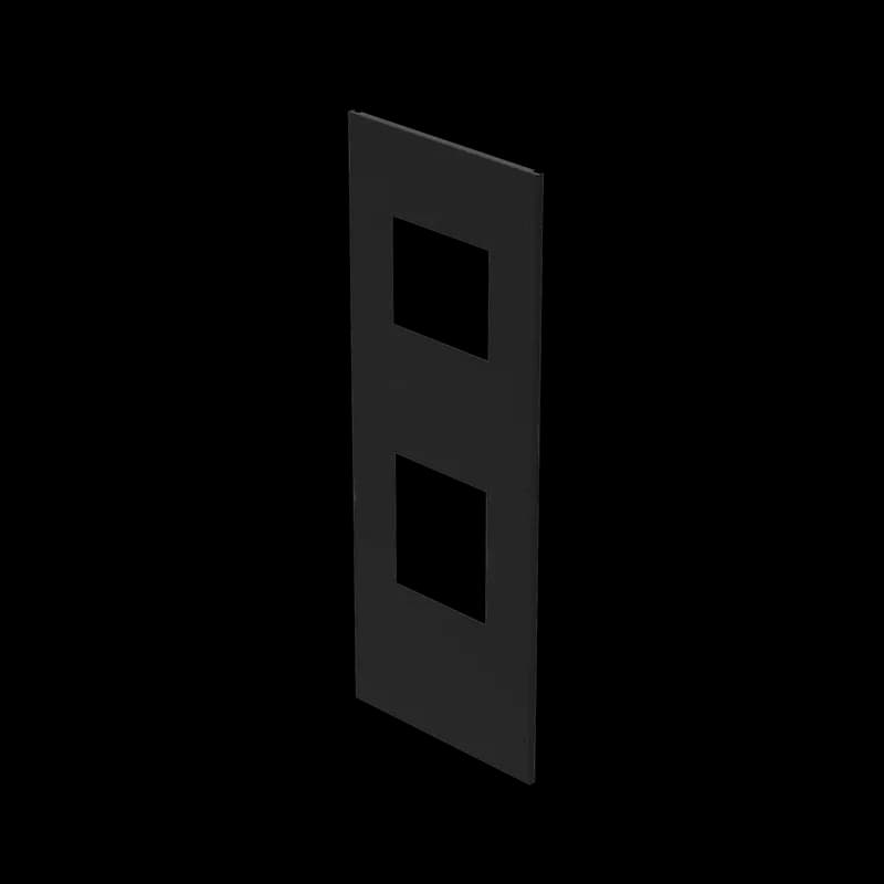 ProLine V/D Server Cabinet AC Cutout Type 12, fits 1939x753mm, Black, Steel