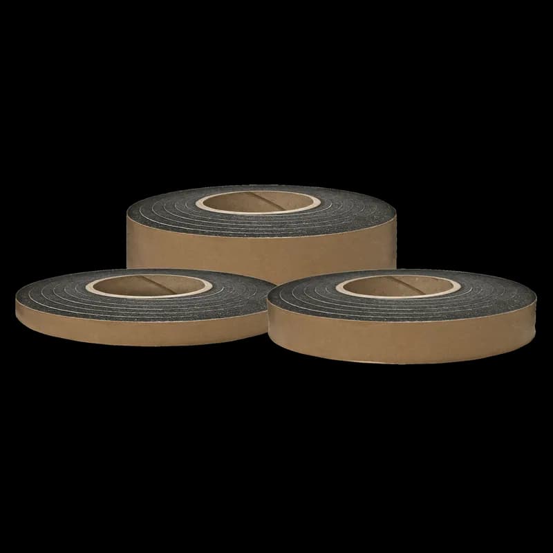 nVent UACAST1IN - ProLine Containment System Sealing Tape, 18.40 Long, Black, Foam