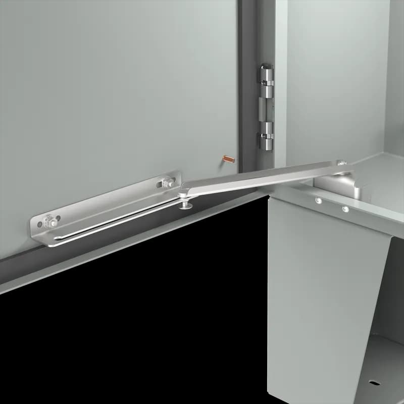 Door Stop Kit for Free-Stand or Floor-Mount, Stainless Steel Type 316L