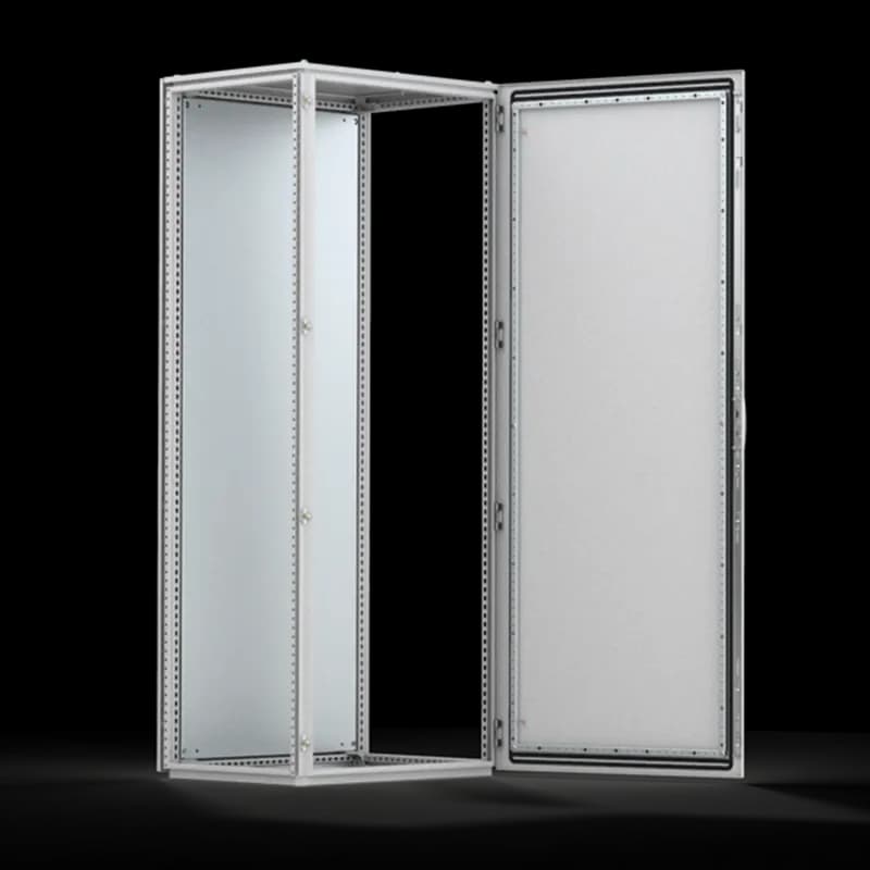 Modular Single Door, MCS with Plate, 2200x600x800mm, Light Gray, Mild Steel