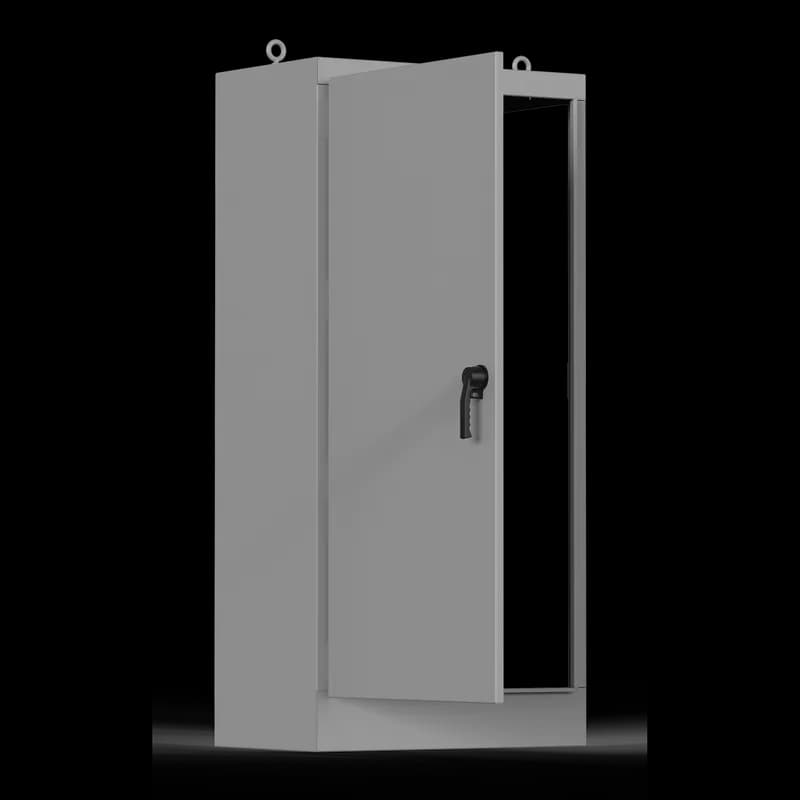 Universal Free-Stand Right Side Open, 84.13x39.76x24.13, Gray, Steel