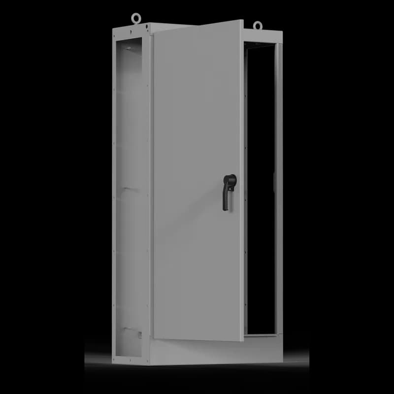 Universal Free-Stand Both Sides Open, 84.13x39.76x24.13, Gray, Steel