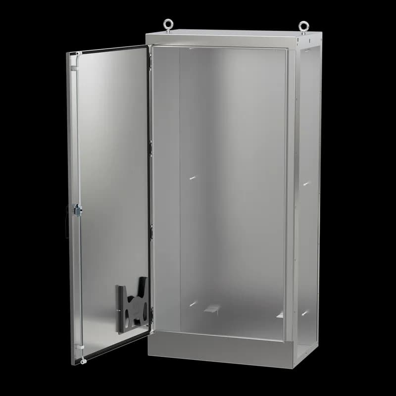 nVent AU84X4018RSSLP - Universal Free-Stand Right Side Open, 84.13x39.76x18.11, Stainless Steel 304