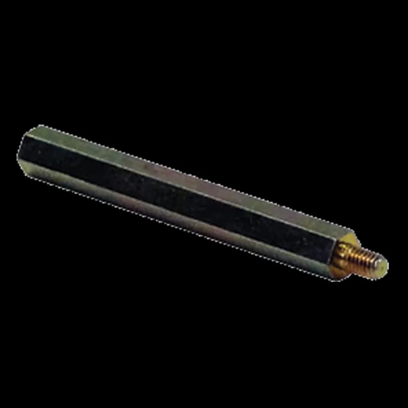 APO Mounting Plate Standoff, 0.38x0.38x0.79, Polished, Brass