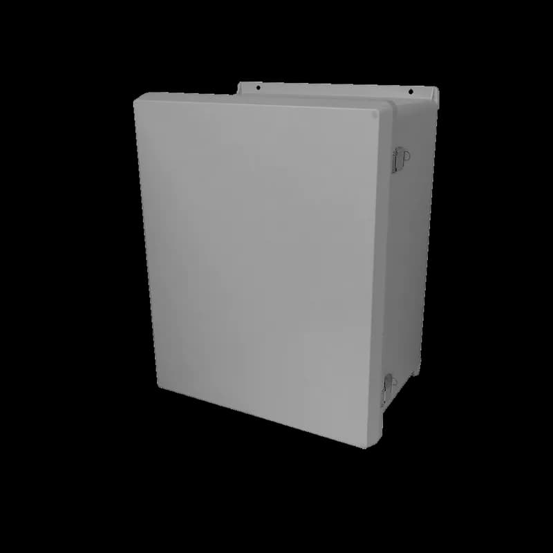 VJ Flat Opaque Cover Type 4X, 9.32x7.32x4.9, Lt Gray, FRP, HWPL