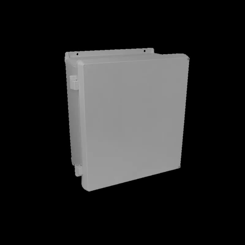 VJ Flat Opaque Cover Type 4X, 9.32x7.32x4.9, Lt Gray, FRP, NHW