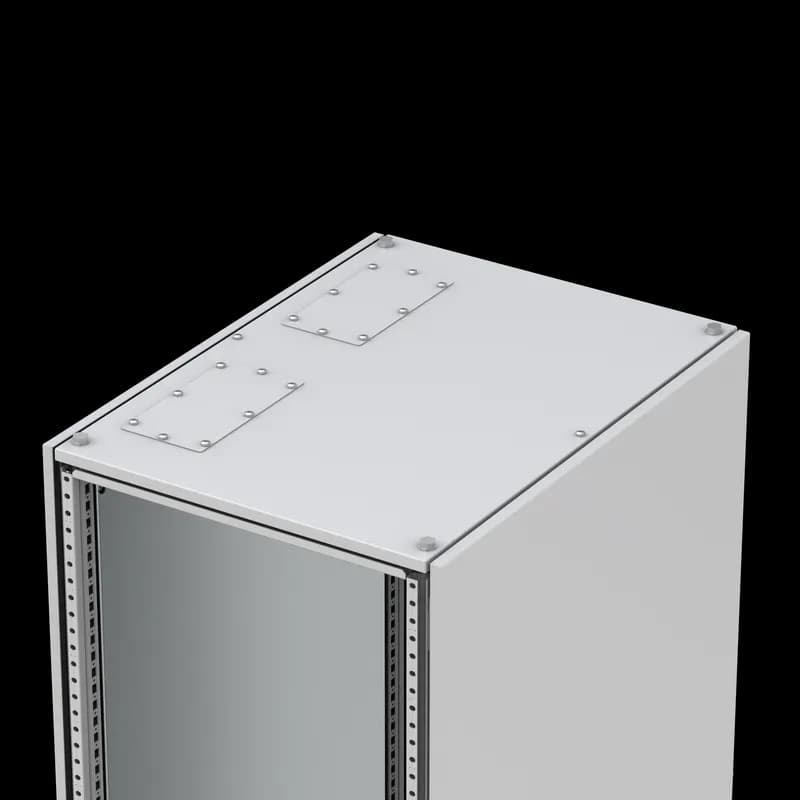 nVent CRG0808R5 - Roof plate, 800x800, Mild steel, glandplates