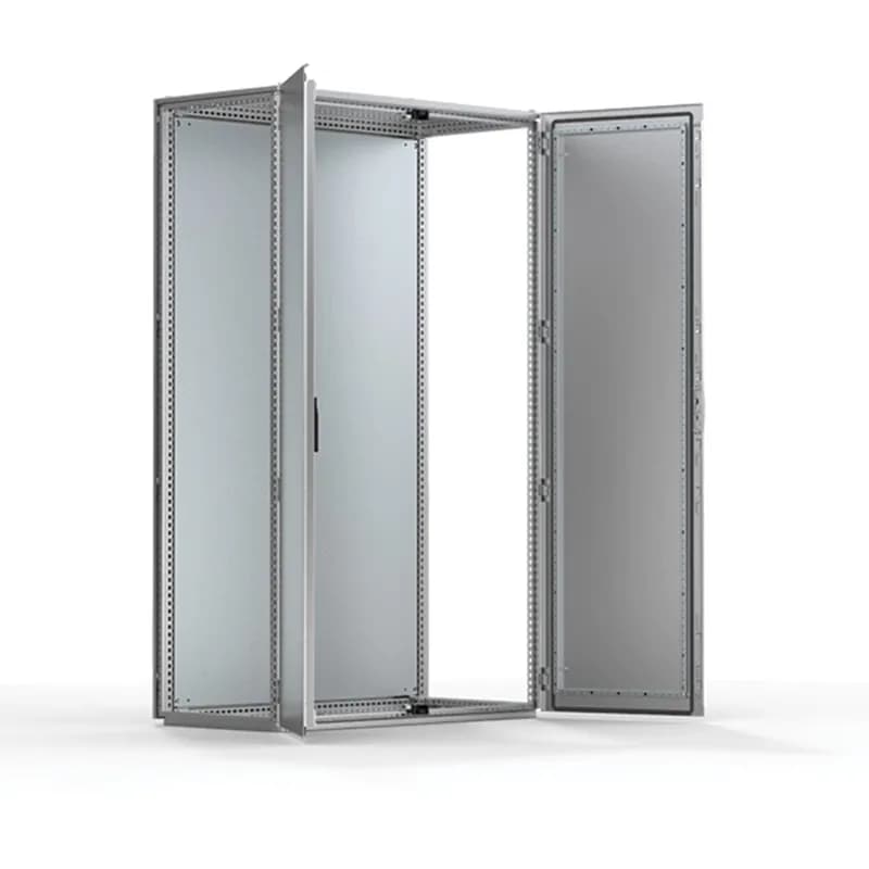 Floor stand. 1800x1000x500, Combinable encl. 2-door with MP, stainless 316, IP55