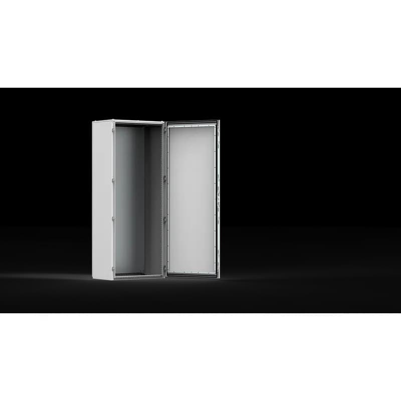 Floor standing, 1600x600x400, Compact enclosure, 1-door, no MP, mild steel, IP55