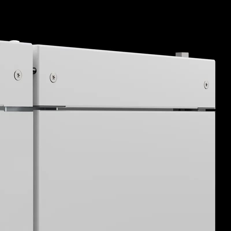 Front panel, 100+70x800, Mild steel, top and bottom