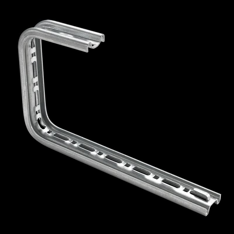 nVent QTPCB8 - C-Bracket, 8.00x1.00x8.00, Lt Gray, Steel