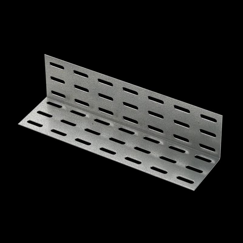 nVent QTPWTB - Wall-Termination Bracket, 3.00x12.00x3.00, Lt Gray, Steel