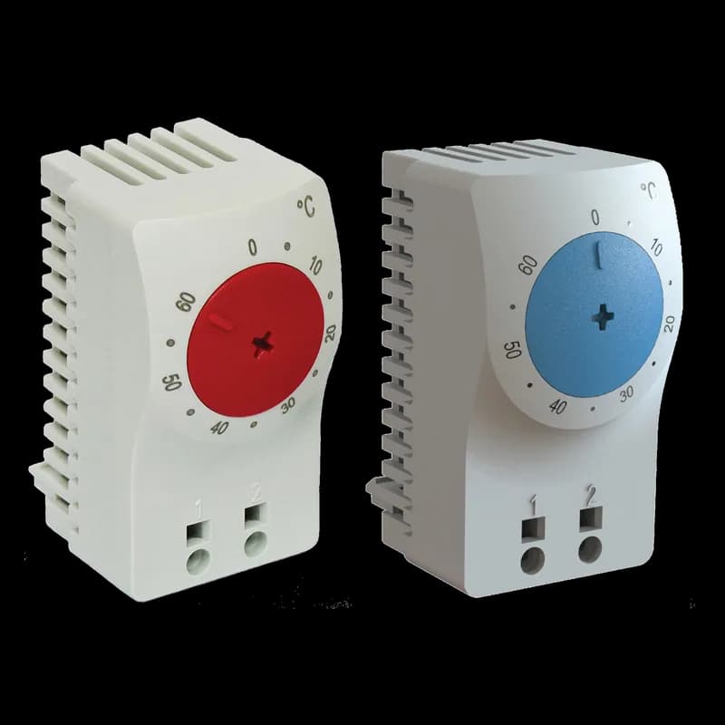 nVent TWR60 - Thermostat Controller, 2.52x1.46x1.81, 200-250VAC, Lt Gray, Plastic