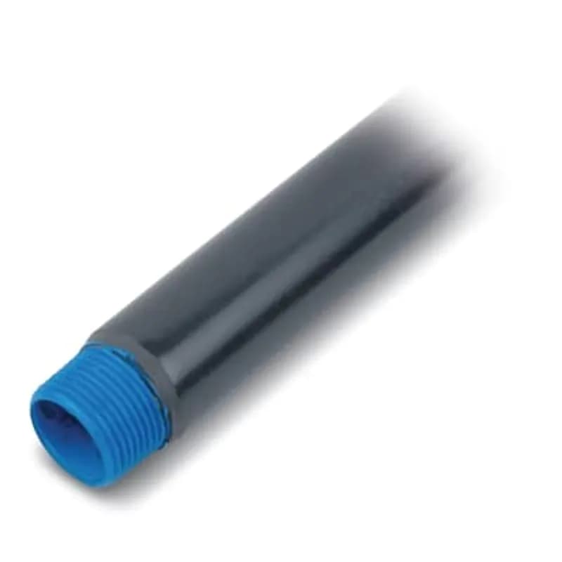 ABB - Installation Products COND2-W - PVC Coated Conduit, Pipe Size 2 Inch/53 Metric, Outside Diameter with PVC 2.46 Inch/62.30 Millimeters, Nominal Wall Thickness with PVC .19 Inch/4.72 Millimeters, Length without Couplings 9 Feet 11 Inch/3.02 Meters, Hot-dip Galvanized Steel, White