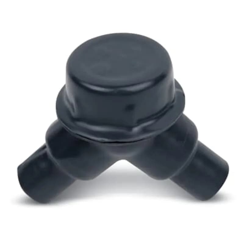 ABB - Installation Products LBY35-G - PVC Coated Female to Female Service Entrance Elbow, 90 Degree, Pipe Size 1 Inch/27 Metric, LBY Series for 90 Degree Bends in Limited Space, Malleable Iron, Gray