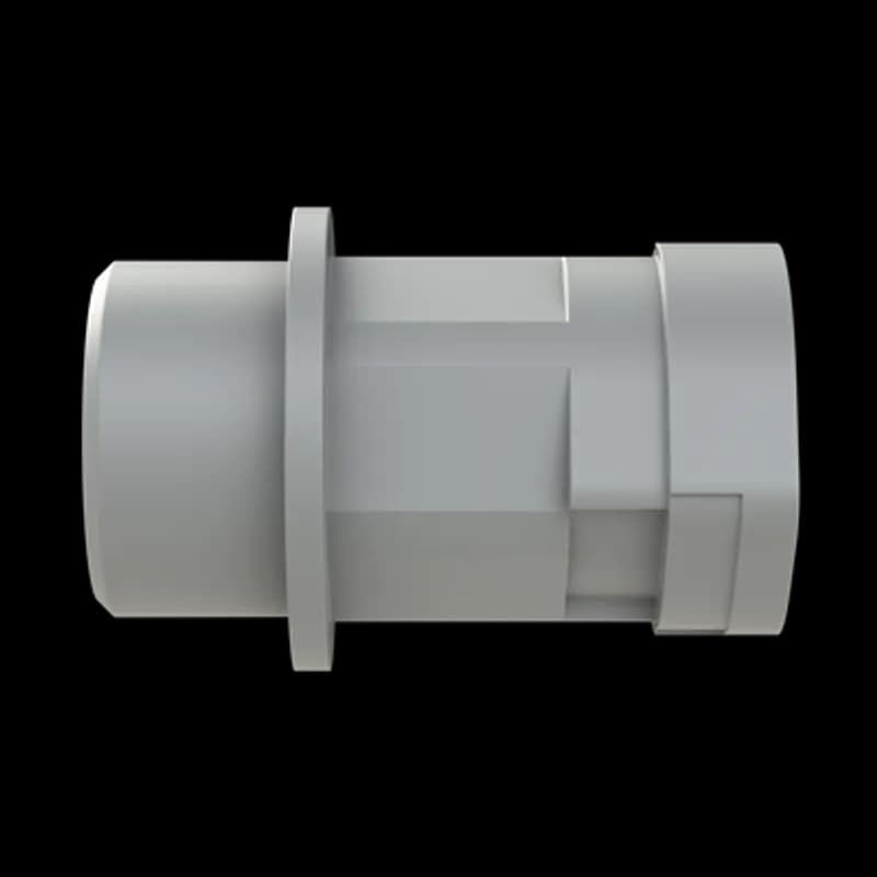 Smart Line Straight Grey Connector with Integral Cone Seal, Material Polyamide 6, Conduit Size NW12, Thread Size - M20x1.5