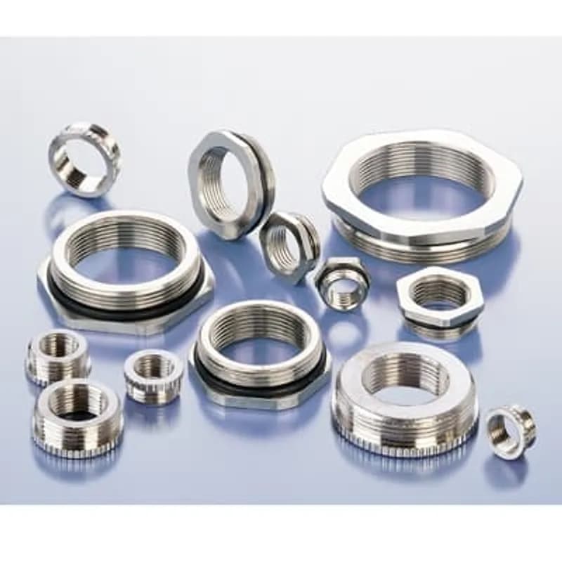 ABB - Installation Products M25M20M/6 - MR Reducer, Brass, Metric Thread, Hexagonal - Thread Inside Metric M20x1.5, Thread Outside Metric M25x1.5