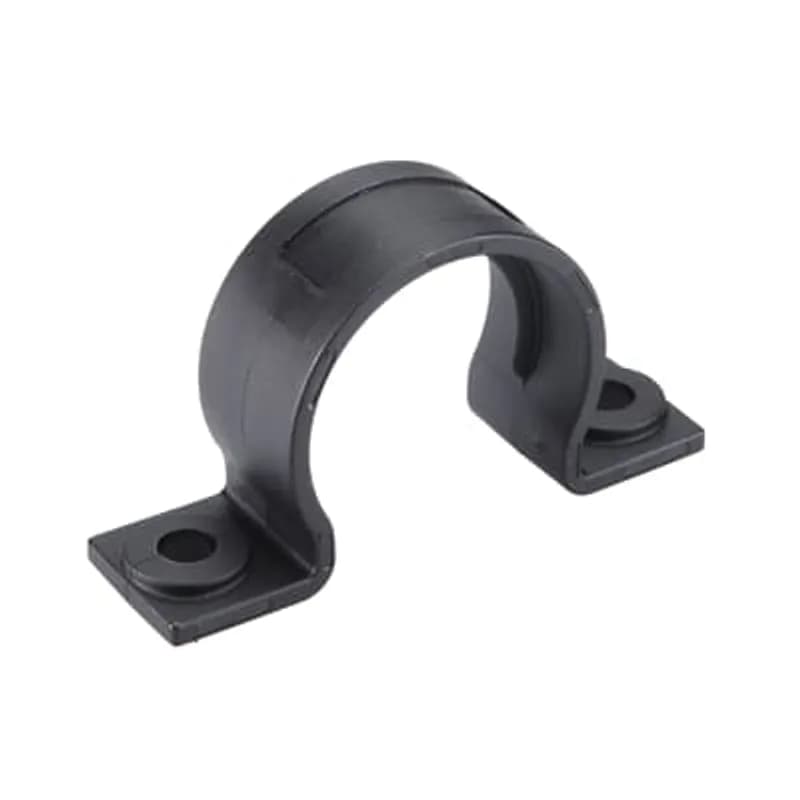 ABB - Installation Products BGH-70 - PMAFIX One-Piece Black Tube Clamp, Material - Polyamide 6, Fits to Conduit Size NW -70, Metric - 80