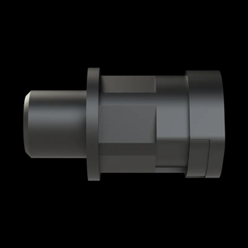 Smart Line Straight Black One-Piece Connector with Integral Cone Seal, Material Polyamide 6, Thread Size - M12x1.5