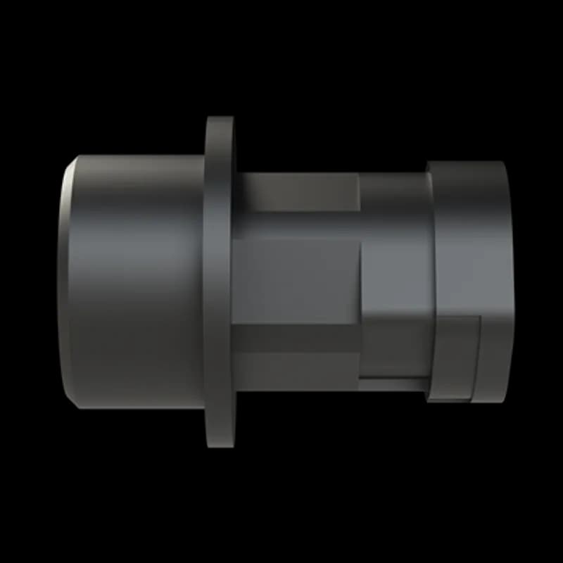 ABB - Installation Products ALND-M200 - Smart Line Straight Black Connector with Integral Cone Seal, Material Polyamide 6, Thread Size - M20x1.5