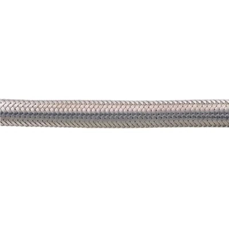 Standard Weight Conduit, Nominal Conduit Size 16mm, NW Conduit Size 13, Fine Conduit Pitch, Outside Diameter 15.8mm, Inside Diameter 11.7mm, Static Bend Radius 45mm, Reel Length 50 Meters, Modified Polyamide (Nylon) 6 with Stainless Steel Overbraid, Black