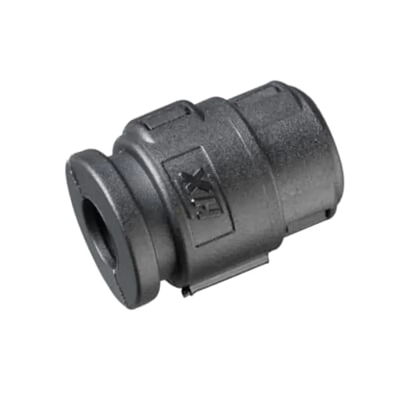 ABB - Installation Products CI10-AS2 - Hinged Connector Interface Fitting, Straight, 2-Way AS-AMP Superseal Connector to Conduit, Conduit Size NC10/NW8.5, Operating Temperature -40 to 120 Degrees Celsius, RoHS Compliant, IP40 Rating, Very High UV Protection, Polyamide (Nylon), Black