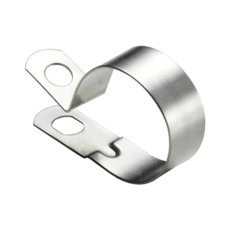 316 Stainless Steel Clip, for Use with SAMHL/SSAMHL Conduit, M25 and 3/4 Inch NPT Conduit Sizes, Suitable for Indoor Splash Zone Areas or Food Processing Equipment