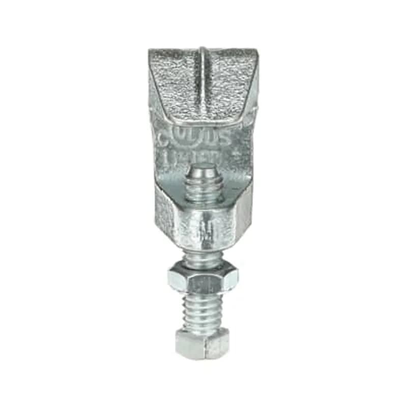 C-Clamp, Junior Top, Rod Size 1/2 Inch, Design Load 470 Pounds, Electro-Galvanized Malleable Iron