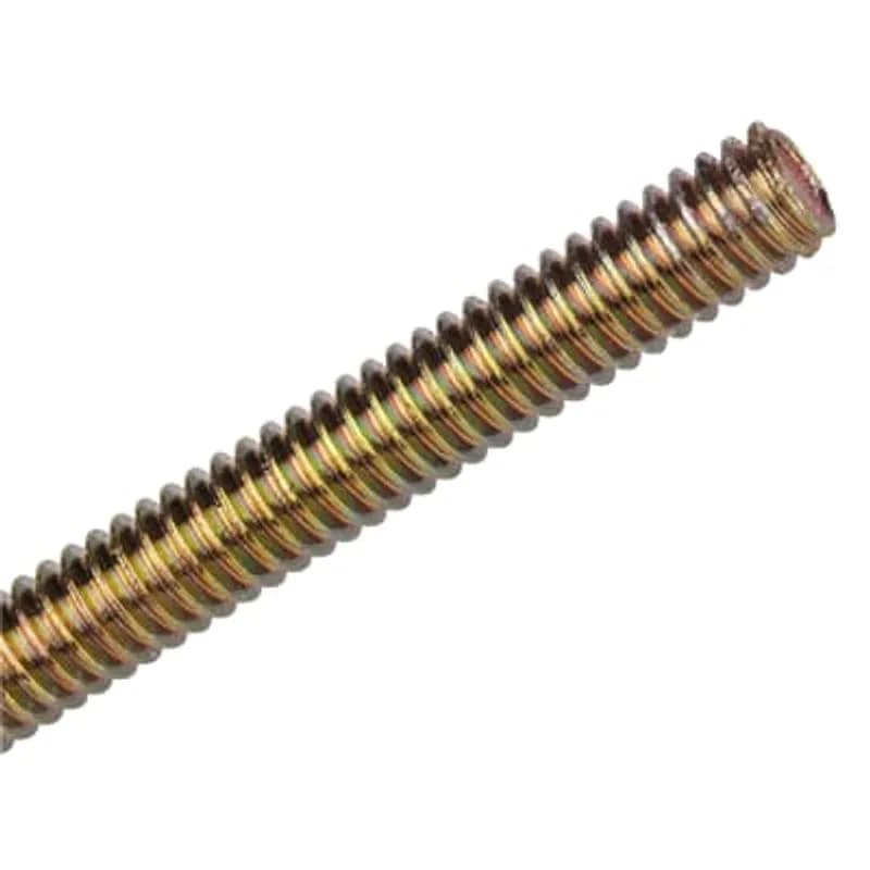 Rod, Hanger - Continuous Thread, Size 3/8 Inch x 12 Feet, Stainless Steel