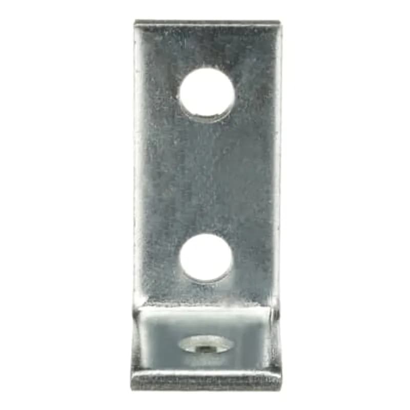 Fitting, 90 Degree, Height 2-1/4 Inches, Base Length 3-1/2 Inches, Hole Diameter 9/16 Inches, Electro-Galvanized Steel