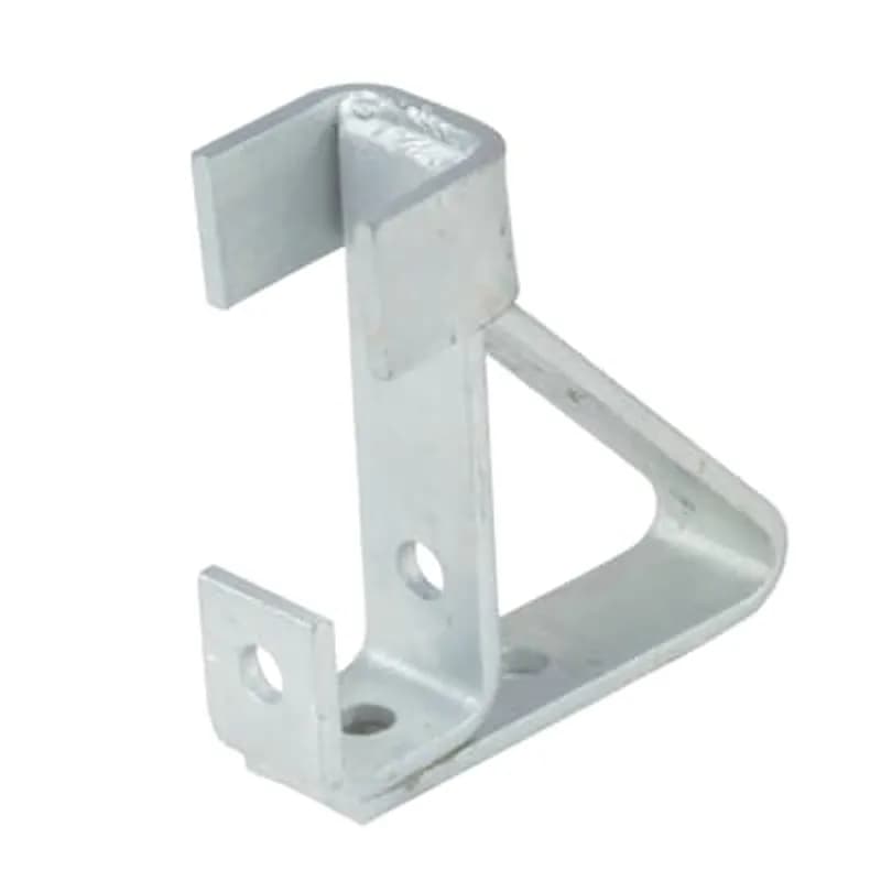 Bracket, Channel Support, Height 5-7/8 Inches, Length 4-3/4 Inches, Width 1-5/8 Inches, Type 316 Stainless Steel, For use with A1200, A1400, B1202, and B1402 Series Channel