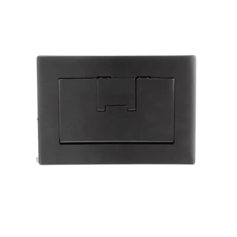 ABB - Installation Products E9761SS - Single Gang Rectangular Floor Box Cover, Width 7.13 Inches x Length 5 Inches, Stainless Steel