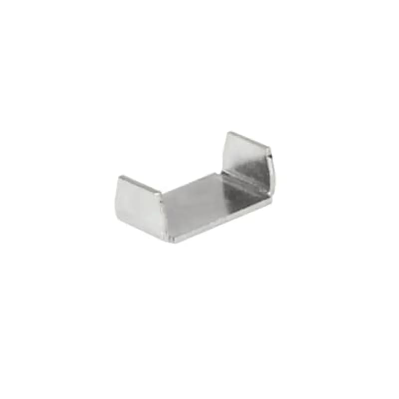 Steel End Cap with SilverGalv finish. For use with B-1400 series channel.