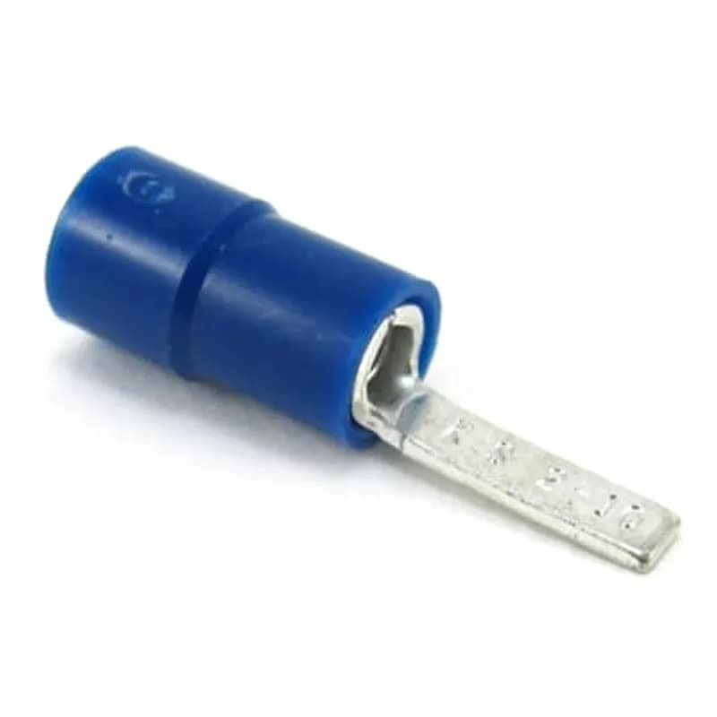 ABB - Installation Products KN14-10BL-M - Insulated Nylon Blade Terminal for Wire Range 16-14, Blue