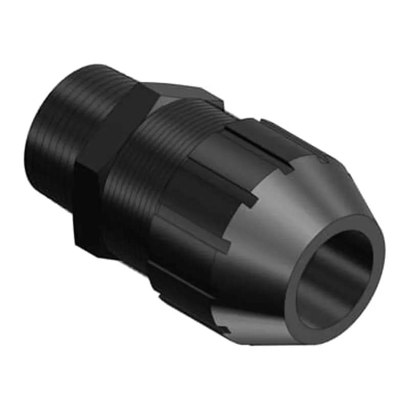 ABB - Installation Products 2699 - Liquidtight Cord Connector, 1 Inch, Straight, Cord Range 0.890 to 1.090 Inch, Meets Coast Guard CG293, Nylon, Black