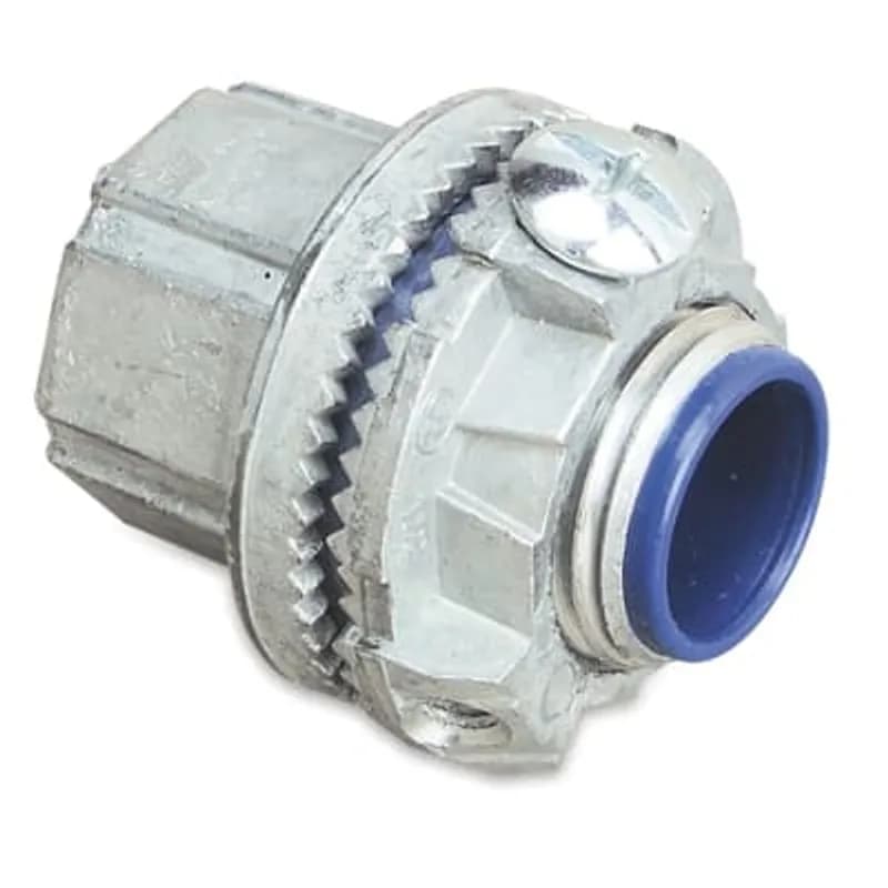 ABB - Installation Products H350GR-C - 3-1/2 Inch Hub with Grounding/Bonding Locknut, Insulated Throat for Threaded Rigid Metal Conduit