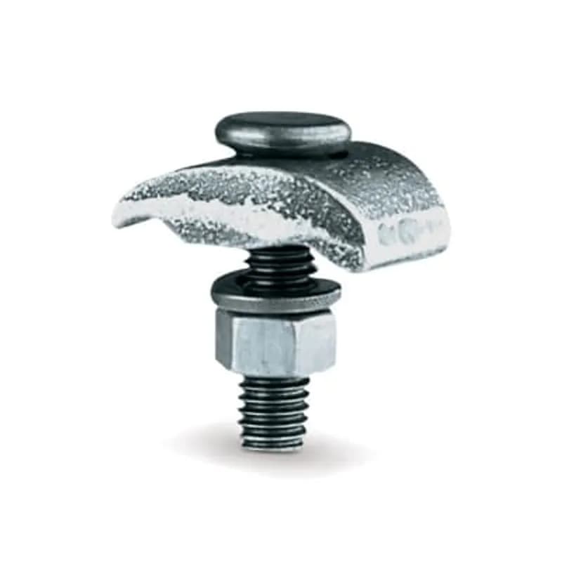 ABB - Installation Products GTC23P - Tin Plated Copper Alloy Tower Ground Clamp for Wire Range 4 Solid - 2/0 Stranded, Width 1-41/64 Inches