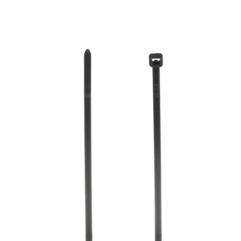 Intermediate Cable Tie, Black Polyamide (Nylon 6.6) for Temperatures up to 85 Degrees Celsius (185 F), Weather and Ultraviolet Resistant for Indoor and Outdoor Applications, UL/EN/CSA62275 Type 2/21 Rated for AH-2 Plenum, Length of 279mm (11 Inches), Width of 3.6mm (0.14 Inches), Thickness of 1.4mm (0.06 Inches), Bundle Diameter 2mm (0.08 Inches) to 69mm (2.72 Inches), Tensile Strength Rating of 178 Newtons (40 Pounds), Bulk Pack
