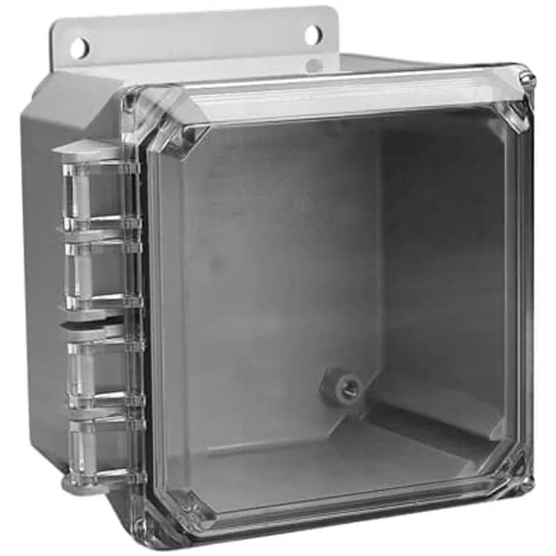 Polycarbonate Clear External Hinge Enclosure Cover, 14 Inches X 12 Inches