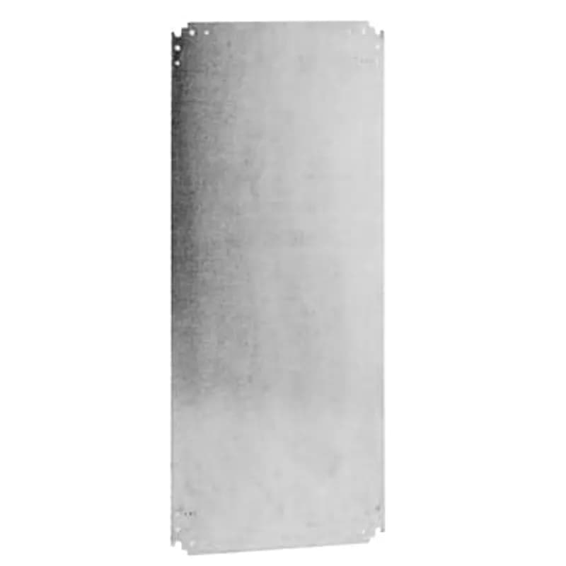 Galvanized steel single door back plate, 25.2 Inches x 24.6 Inches