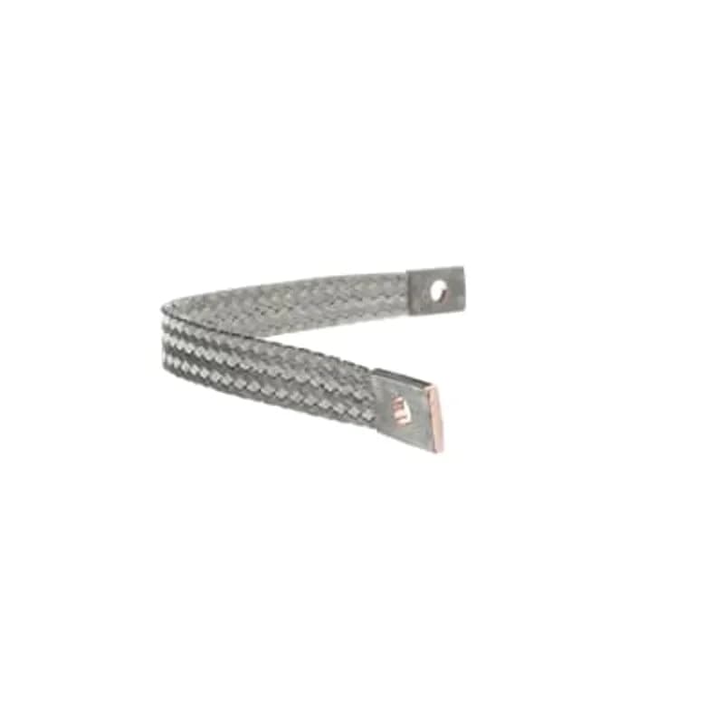ABB - Installation Products FBD18-1 - Tinned Copper Flexible Braids for Grounding, 76800 Circular Mil Area, Bolt Hole 7/16, 18 inch length, Number of Braids in Ferrule 1, 1 Bolt Hole per Ferrule