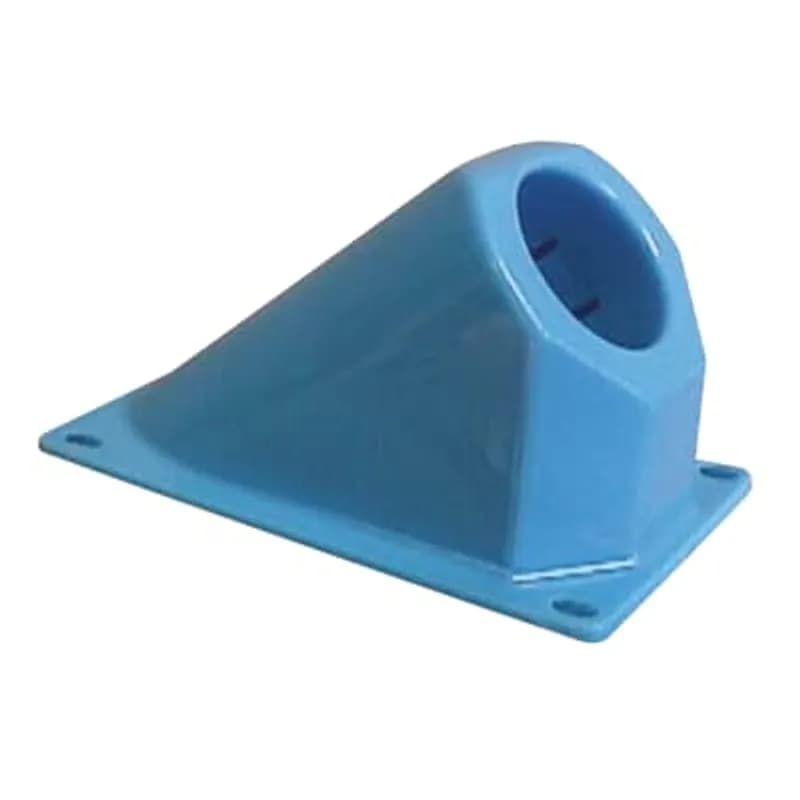 ENT 45 Degree Vertical Stub Down, Size 1-1/2 Inches, Material Blue Thermoplastic