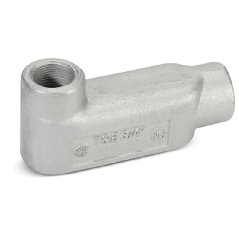 ABB - Installation Products LB100MCG - 1 Inch Series 35 Unipak Type LB Conduit Body, Cover and Gasket, Body Material and Finish Malleable Iron Zinc Plated with Aluminum, Acrylic Coating, Cover Material and Finish Stamped Steel Zinc Plated, Gasket Material Neoprene