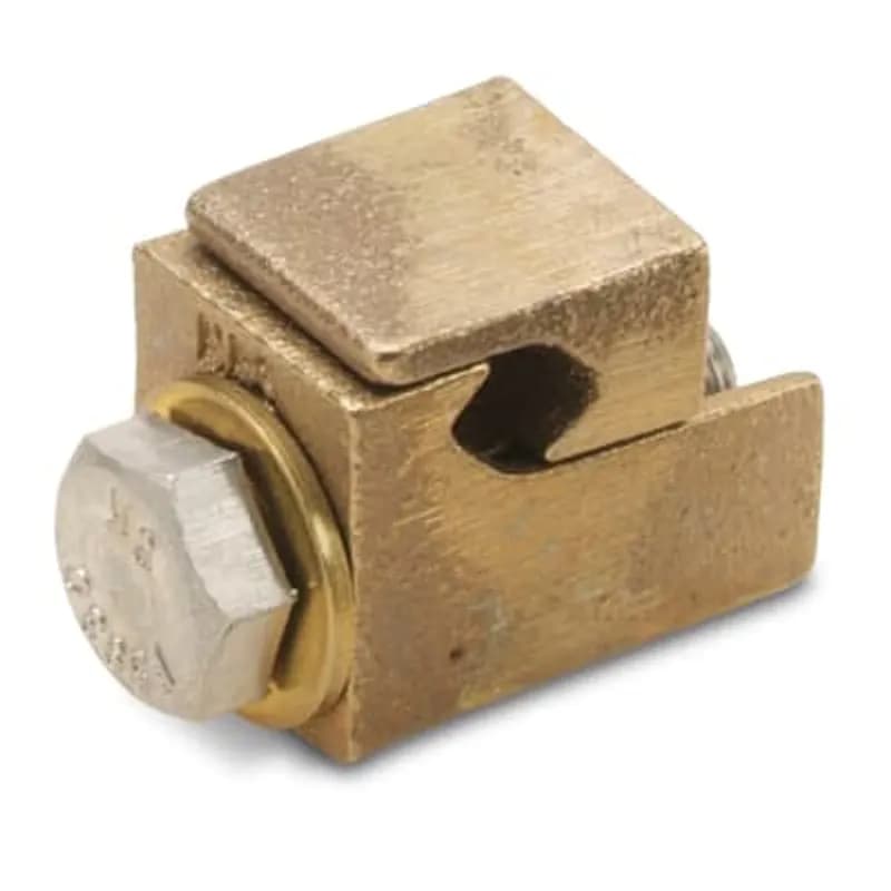 ABB - Installation Products VGC44 - Bronze ViceLock Parallel Groove Connector for 2 Conductors Wire Range 8 Sol. To 4 Str.