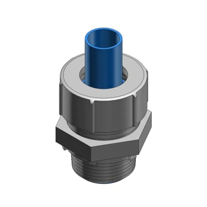 ABB - Installation Products LT100P-200 - 1 Inch Straight, Non-metalic Conduit Fitting, for Liquidtight FNMC Type B, Weather Stablized Thermoplastic Material, 200 Pieces.