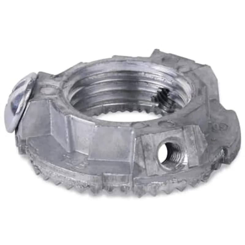 ABB - Installation Products L150GRA-C - 1-1/2 Inch Aluminum, Grounding and Bonding Locknut for Hub for Use with Rigid/IMC Conduit
