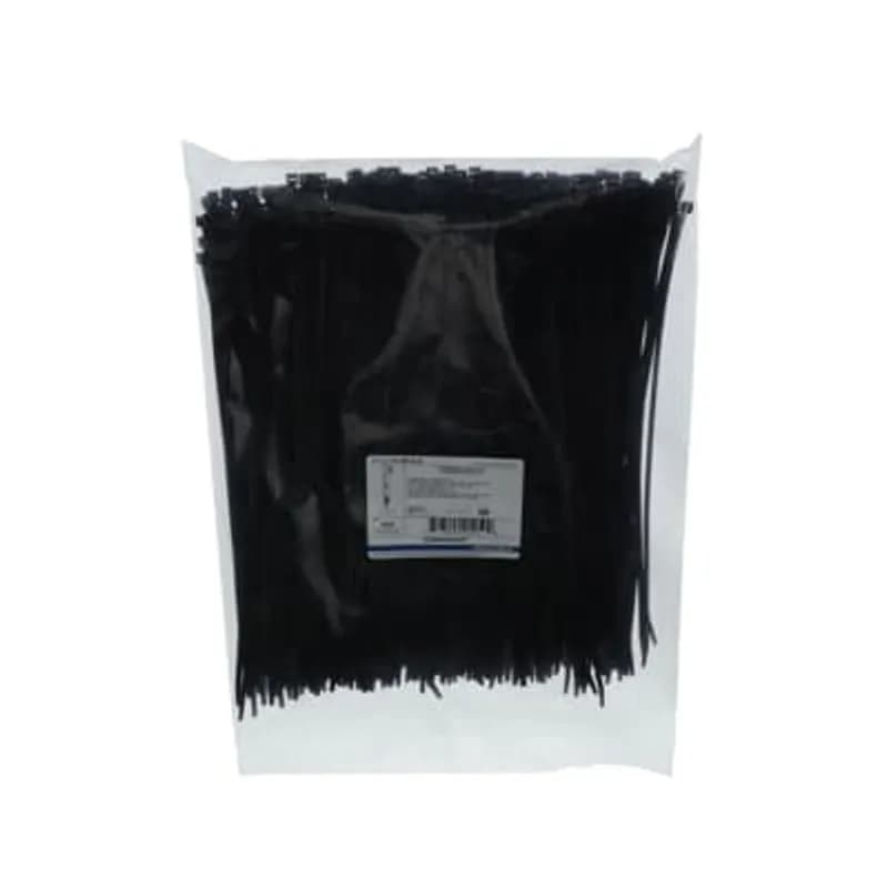 ABB - Installation Products L-14-50-0-D - Standard Cable Tie, Weather and Ultraviolet Resistant for Indoor and Outdoor Applications, Black Color Nylon 6.6, Length of 371mm (14.6 Inches) for Bundle Diameter up to 101.6mm (4 Inches), Width of 4.6mm (0.18 Inches), Tensile Strength Rating of 222 Newtons (50 Pounds), Operating Temperature of -40 Degrees Celsius (-40 F) to 85 Degrees Celsius (185 F), UL/EN/CSA62275 Type 2/21S Rated for AH-2 Plenum and as a Flexible Cable and Conduit Support, 500 Pack