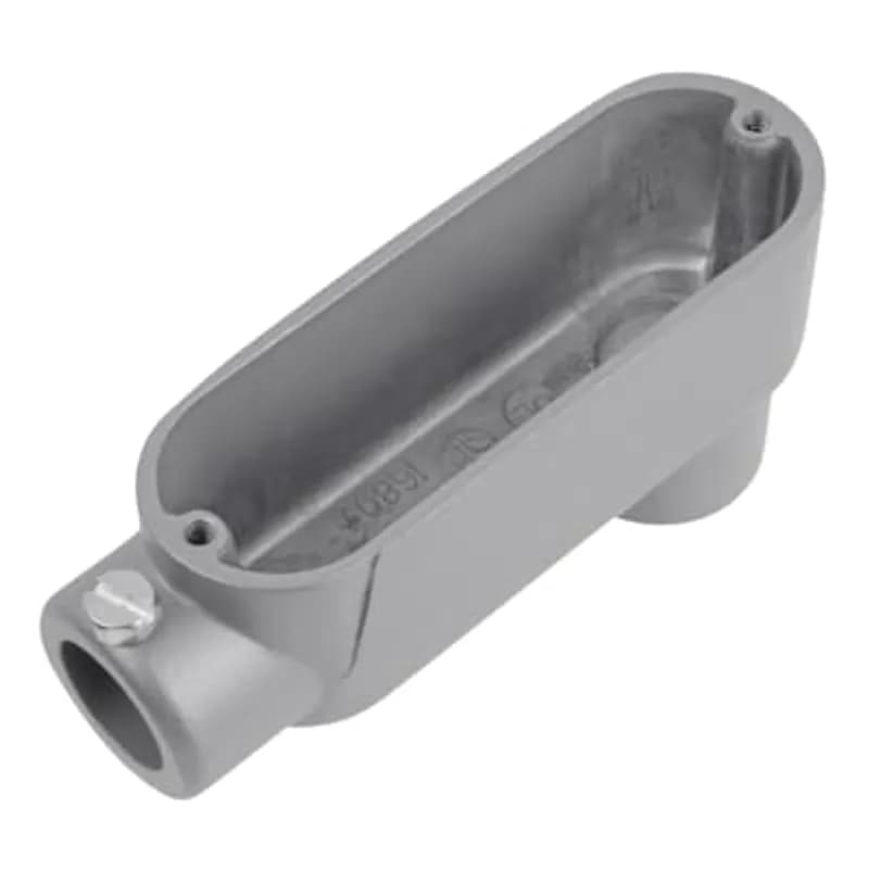 ABB - Installation Products BLB-7 - 2-1/2 inch Set Screw Die Cast Aluminum Conduit Body with Back-Opening. For Use with EMT Conduit.